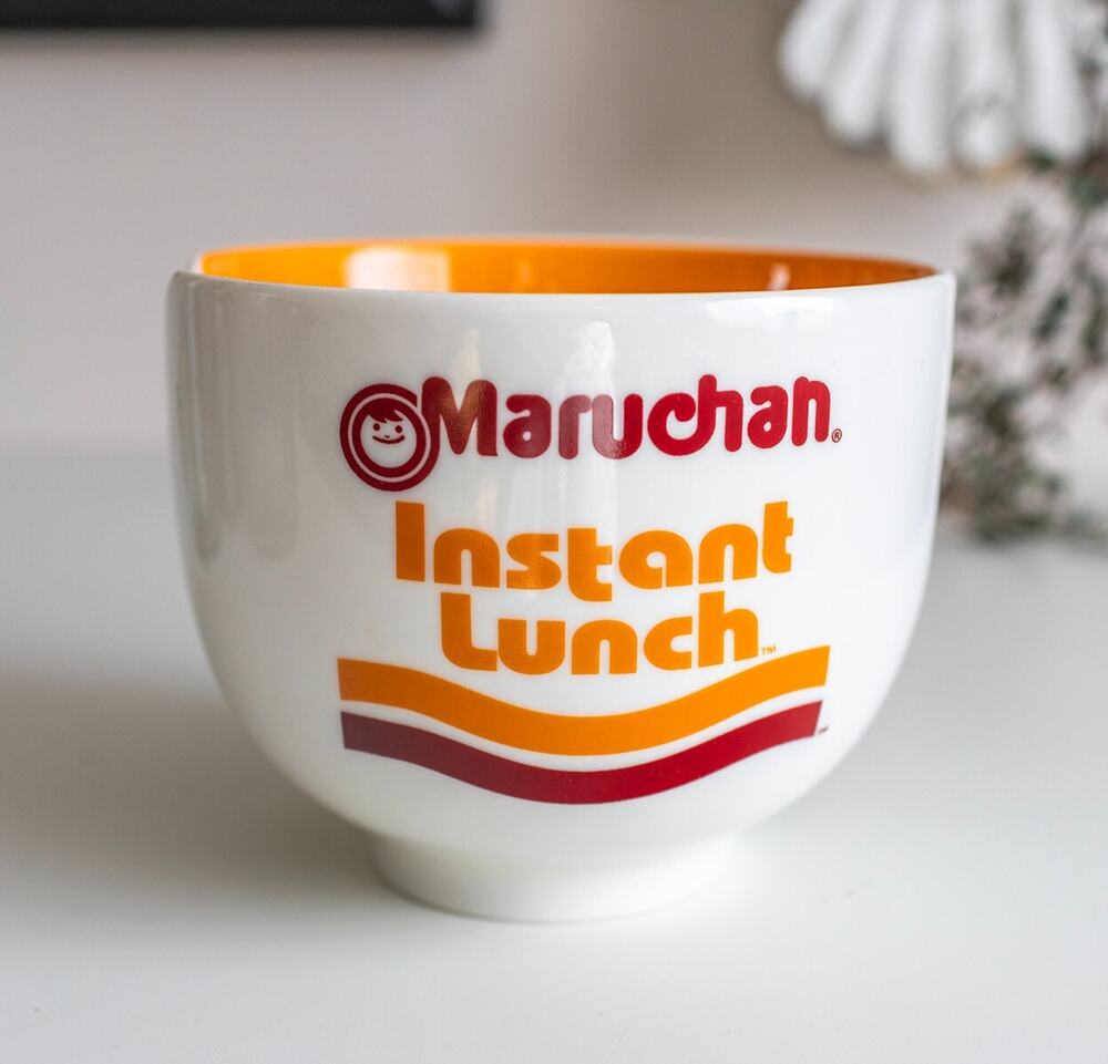Maruchan Instant Lunch Logo Large Ceramic Ramen Noodle Bowl No Chopsticks